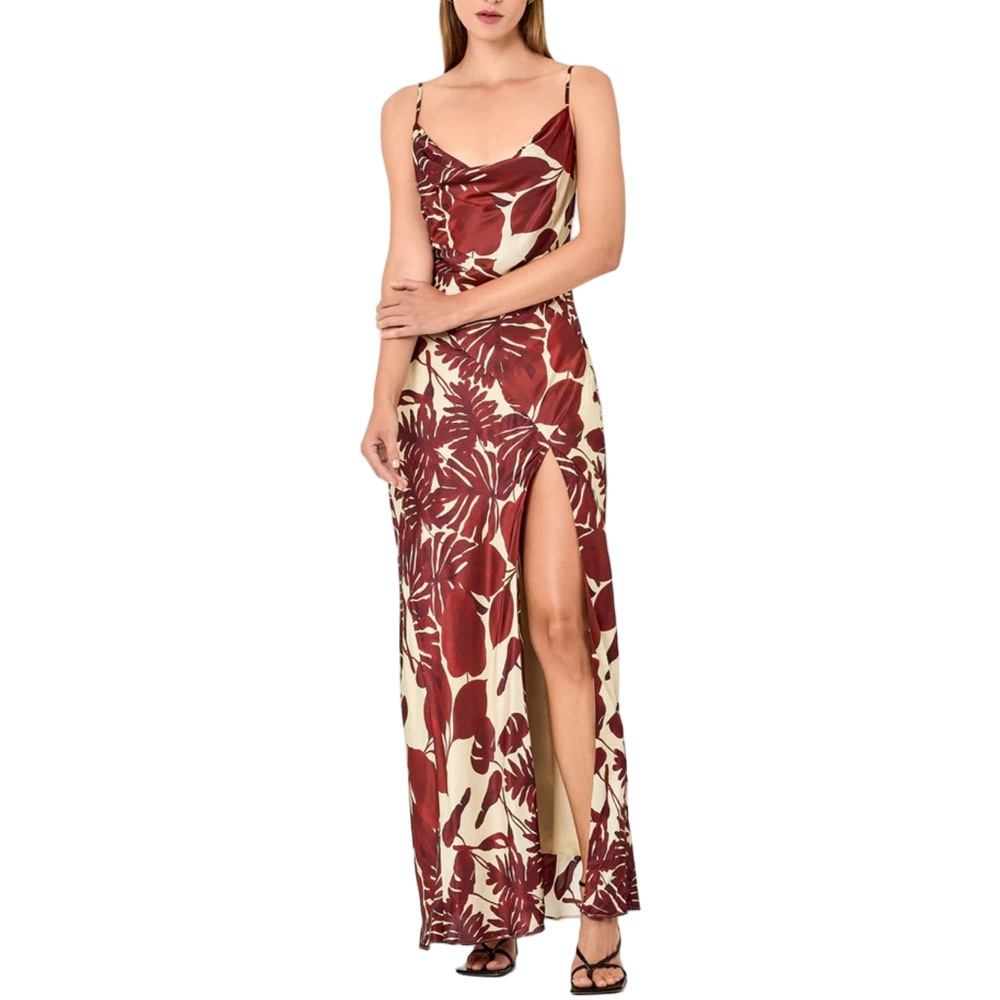 NWT NICHOLAS Ariel Silk Dress - Brick Sergovia - 4